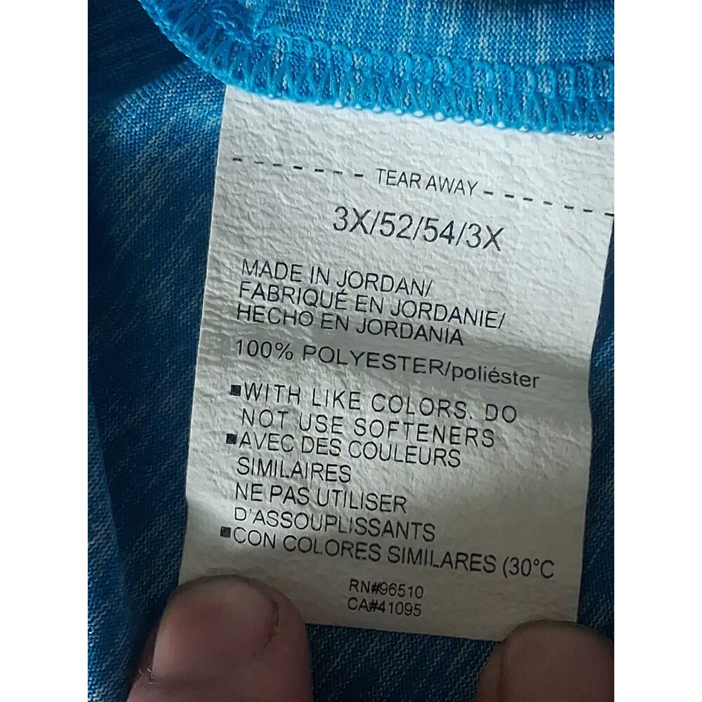 Under Armour Heatgear Blue V-Neck Short sleeve Lightweight Womens Size 3X - Picture 6 of 6